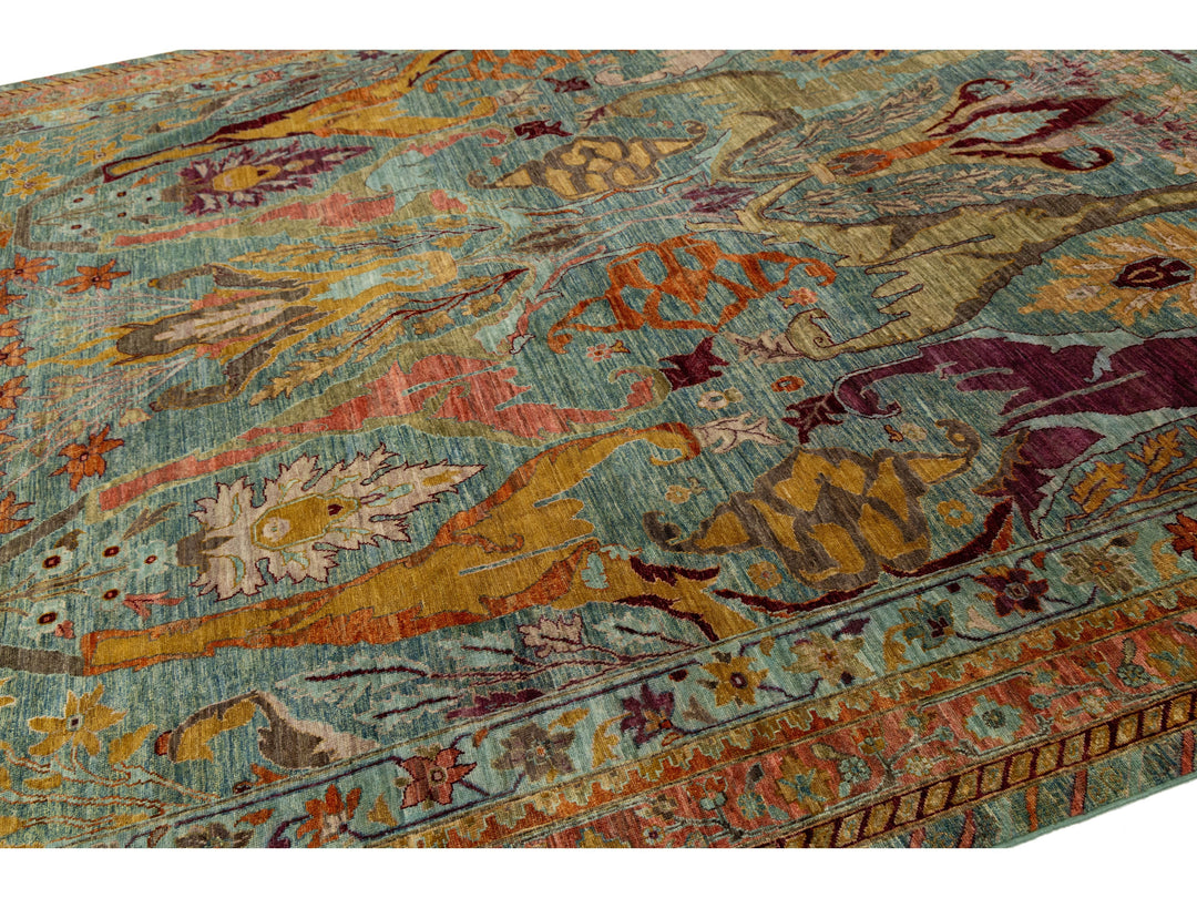 Modern Bidjar Wool Rug 10 X 14