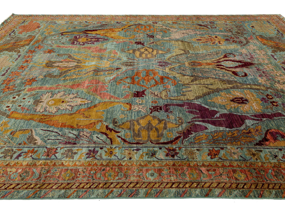 Modern Bidjar Wool Rug 10 X 14