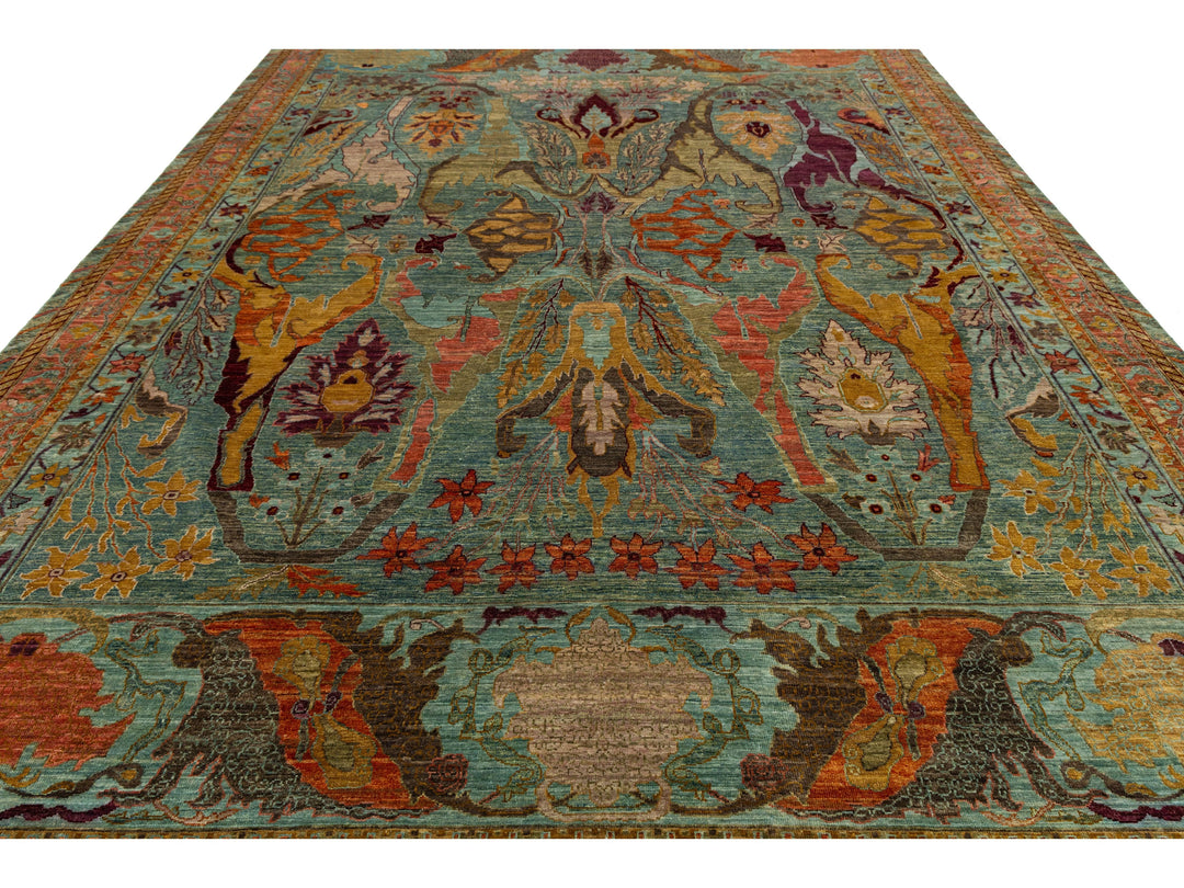 Modern Bidjar Wool Rug 10 X 14