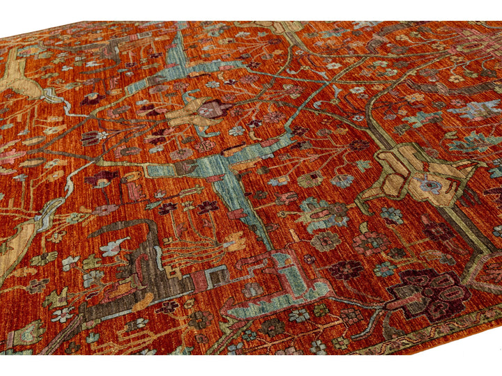 Modern Bidjar Wool Rug 9 X 12