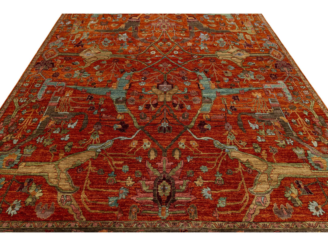 Modern Bidjar Wool Rug 9 X 12