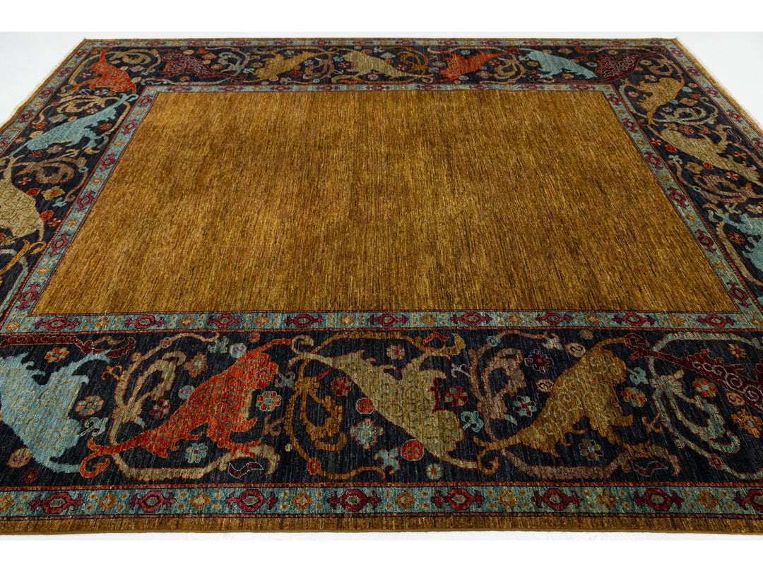 Modern Bidjar Wool Rug 9 X 12