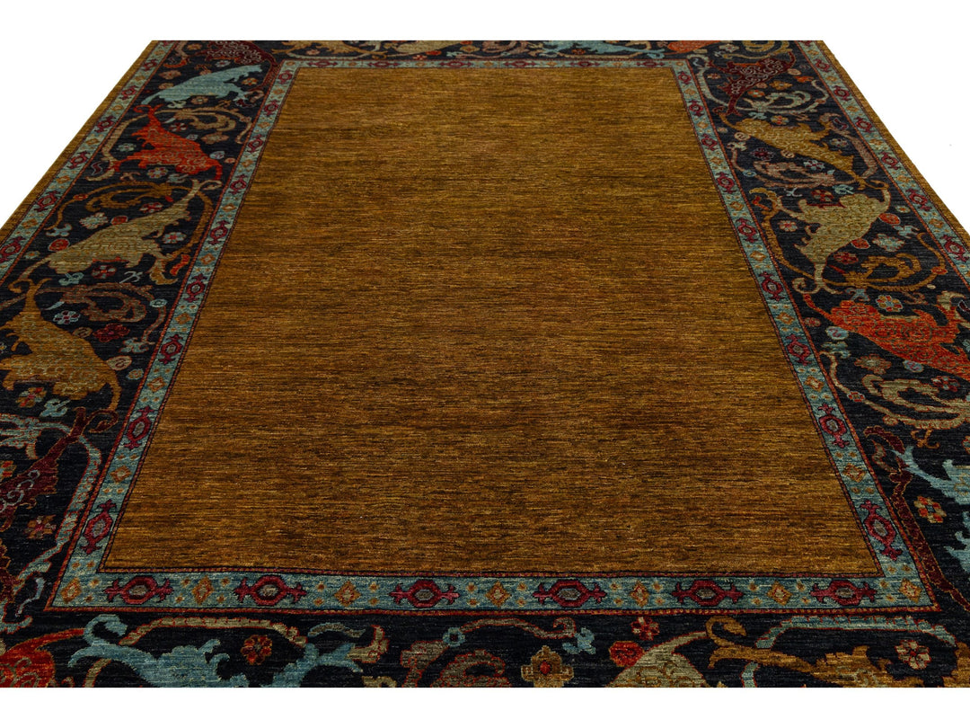 Modern Bidjar Wool Rug 9 X 12