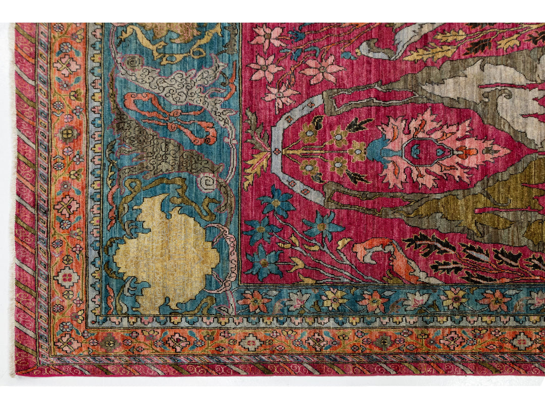 Antique Bidjar Wool Rug 9 X 12