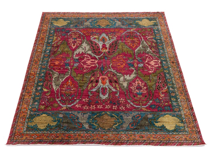 Antique Bidjar Wool Rug 9 X 12
