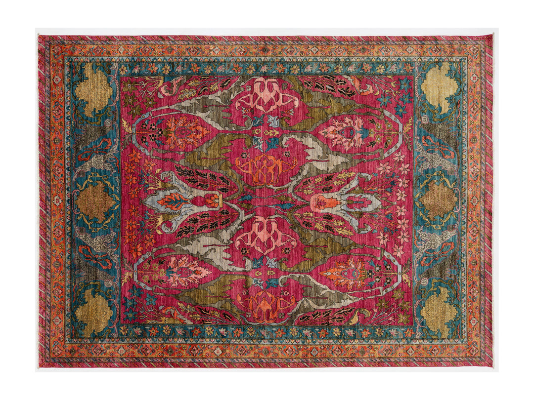 Antique Bidjar Wool Rug 9 X 12