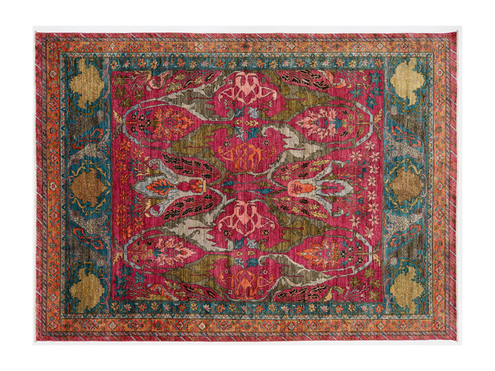 Antique Bidjar Wool Rug 9 X 12