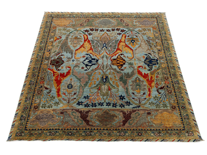 Antique Bidjar Wool Rug 9 X 12