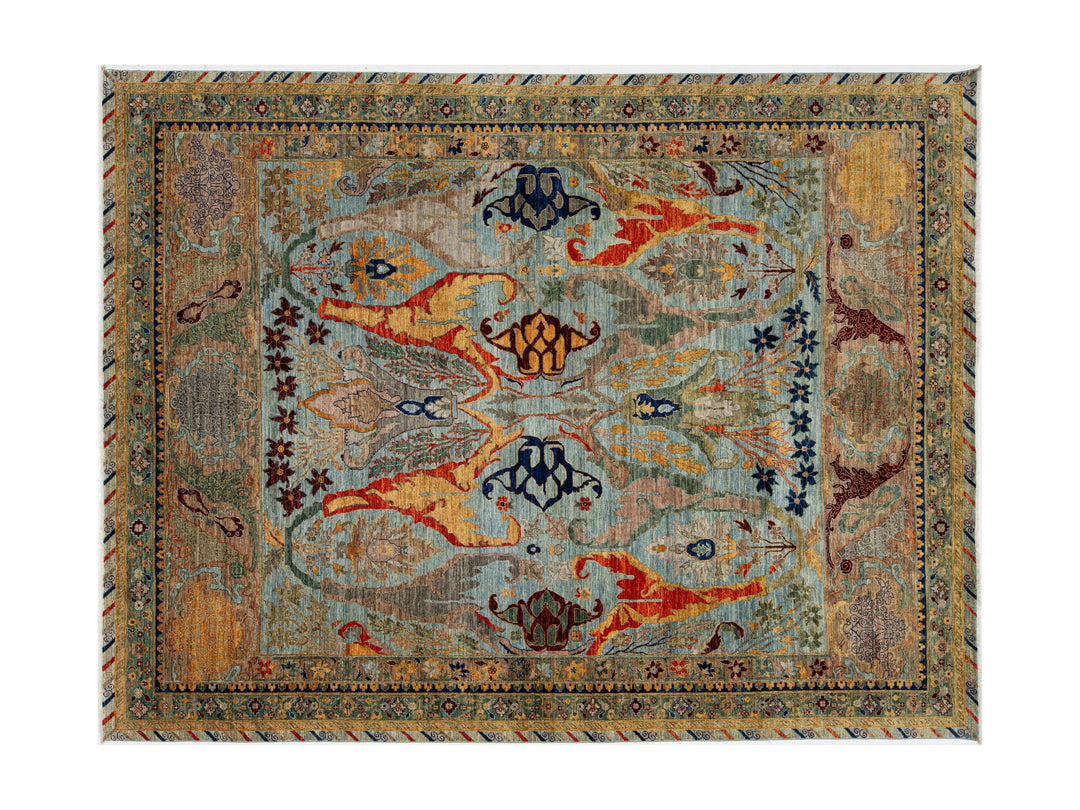 Antique Bidjar Wool Rug 9 X 12