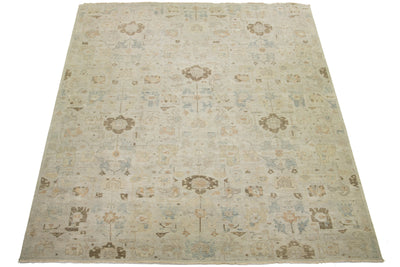 Modern Artisan Indian Wool Rug 15 X 19