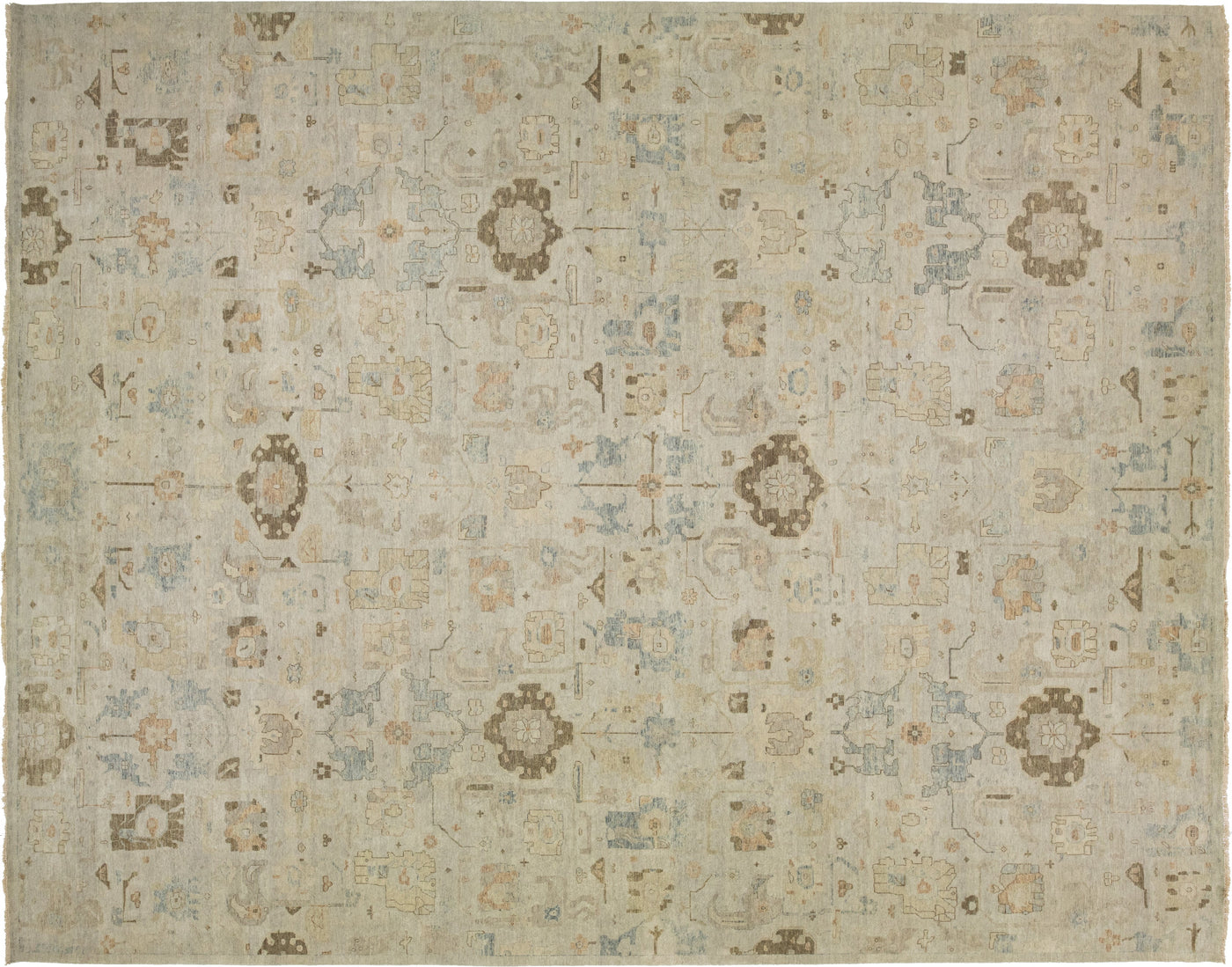 Modern Artisan Indian Wool Rug 15 X 19