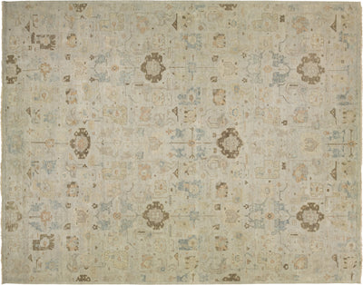 Modern Artisan Indian Wool Rug 15 X 19