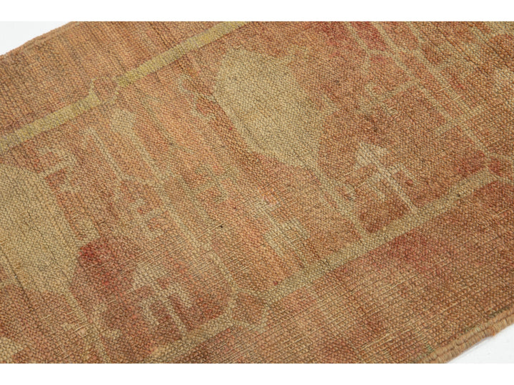 Vintage Turkish Anatolian Wool Runner Rug 2 X 8