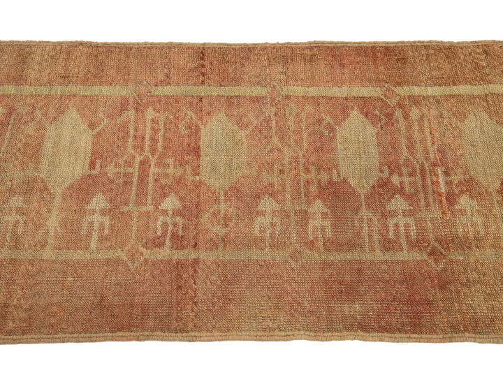 Vintage Turkish Anatolian Wool Runner Rug 2 X 8