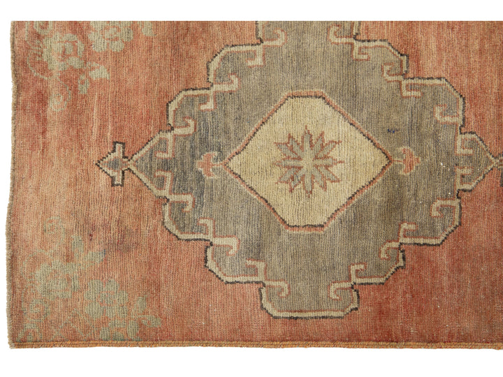 Vintage Turkish Anatolian Wool Runner Rug 3 X 8