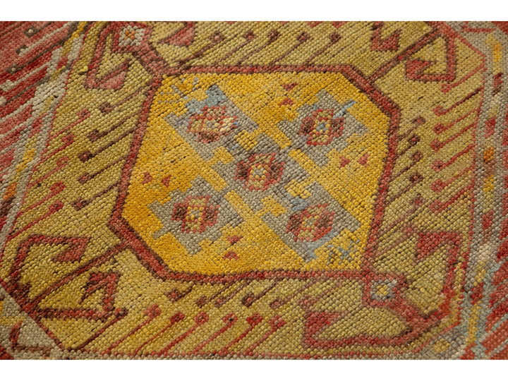 Vintage Turkish Anatolian Wool Runner Rug 3 X 7