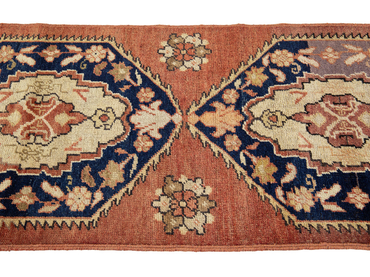 Vintage Turkish Anatolian Wool Runner Rug 3 X 8