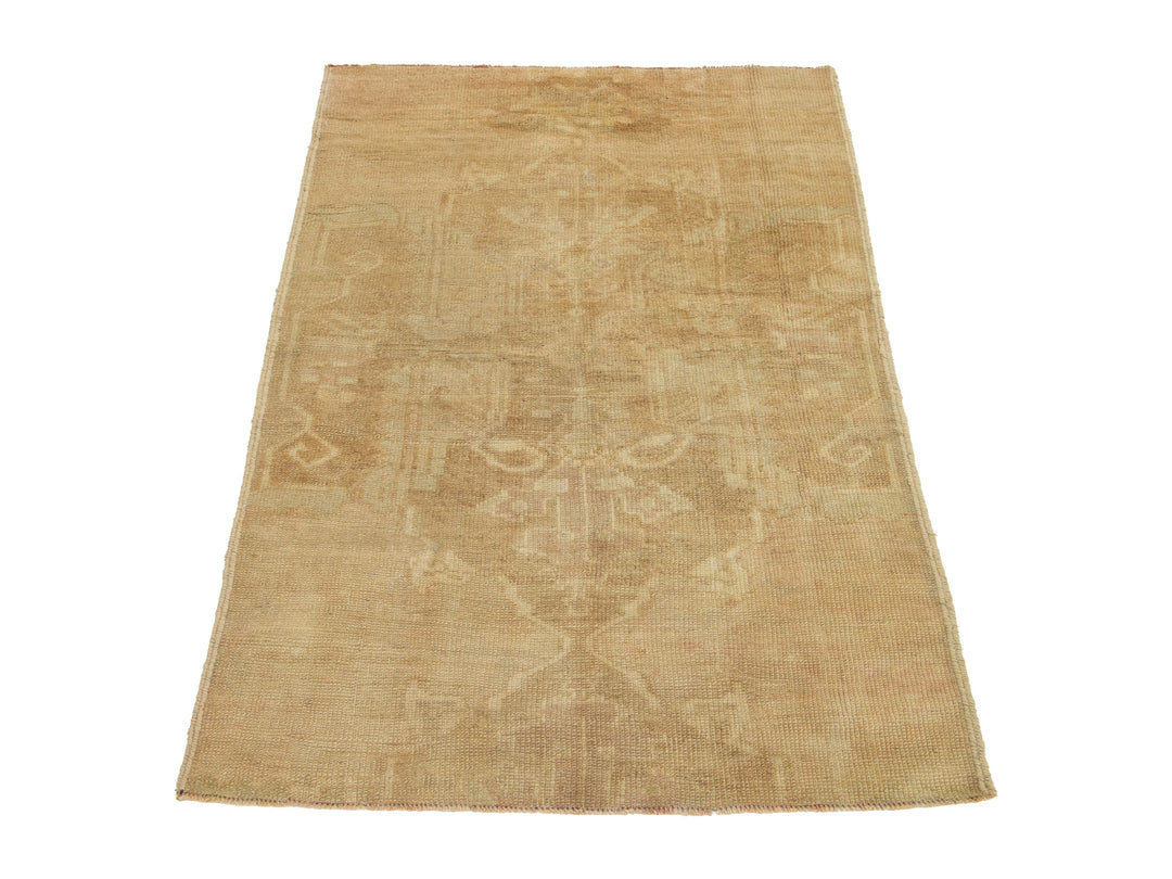 Vintage Turkish Anatolian Wool Rug 3 X 5