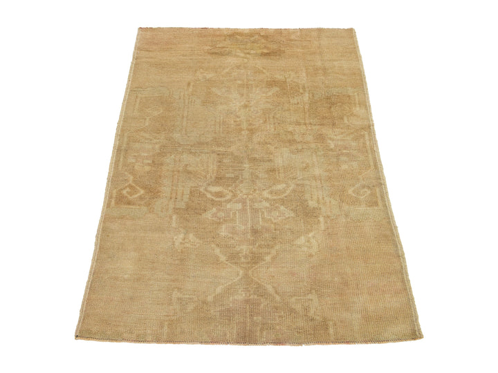 Vintage Turkish Anatolian Wool Rug 3 X 5