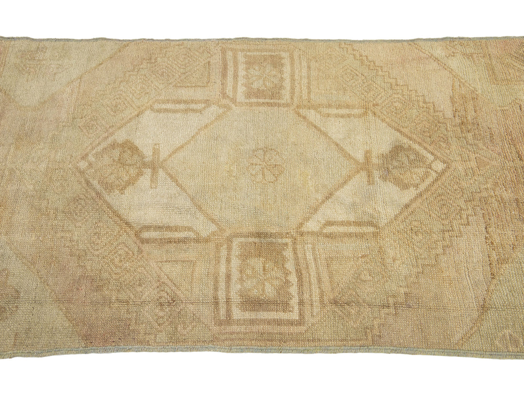 Vintage Turkish Anatolian Wool Rug 3 X 5