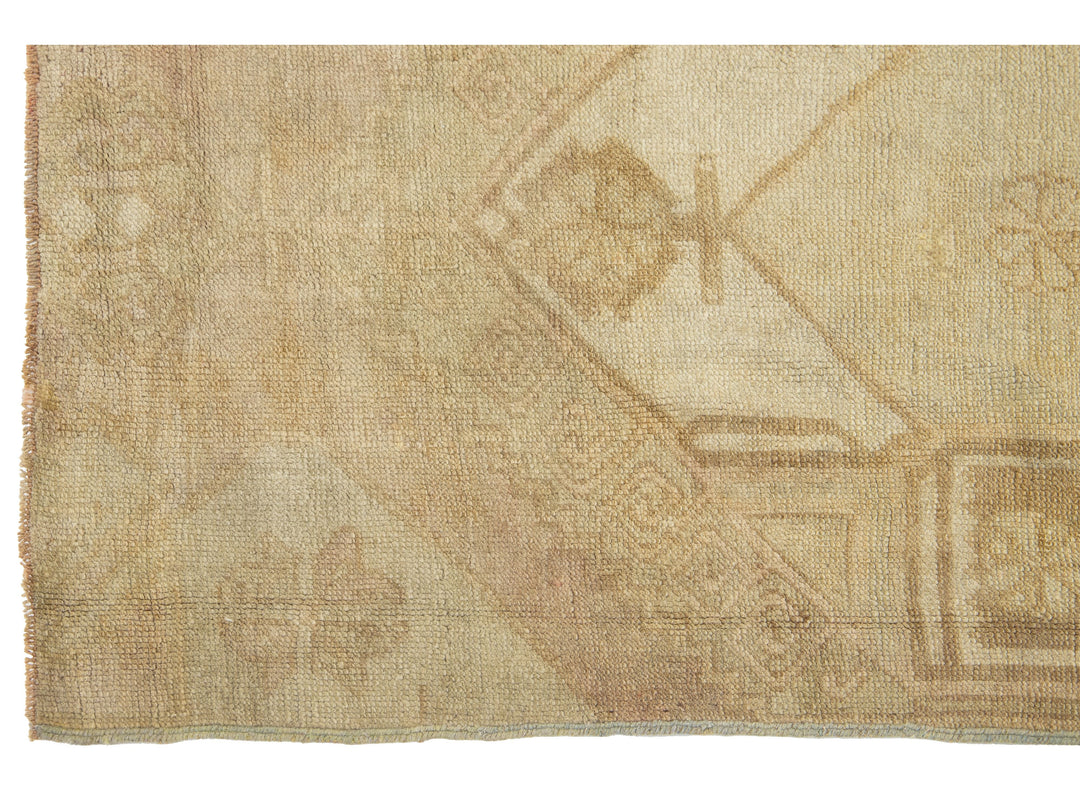 Vintage Turkish Anatolian Wool Rug 3 X 5