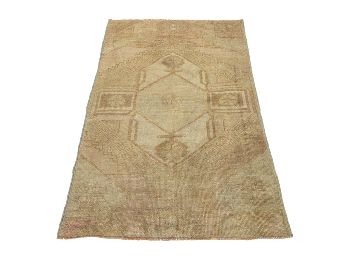 Vintage Turkish Anatolian Wool Rug 3 X 5