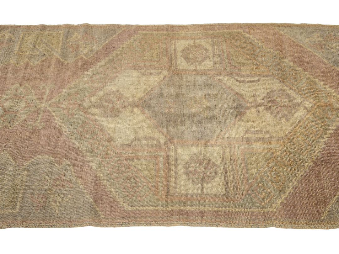 Vintage Turkish Anatolian Wool Rug 3 X 5