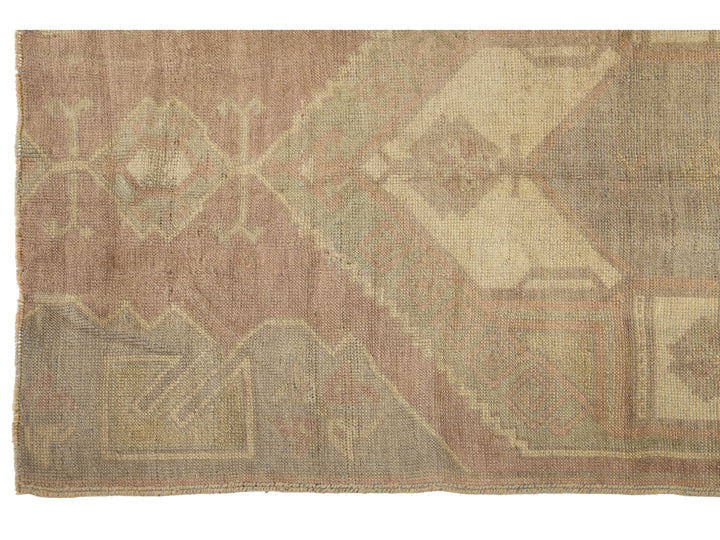 Vintage Turkish Anatolian Wool Rug 3 X 5