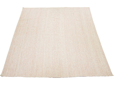 Modern Dhurrie Wool and Jute Rug 12 X 15