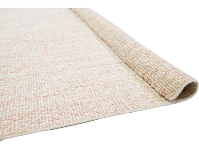 Modern Dhurrie Wool and Jute Rug 12 X 15