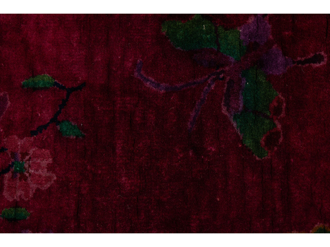 Antique Art Deco Chinese Rug 6 X 9