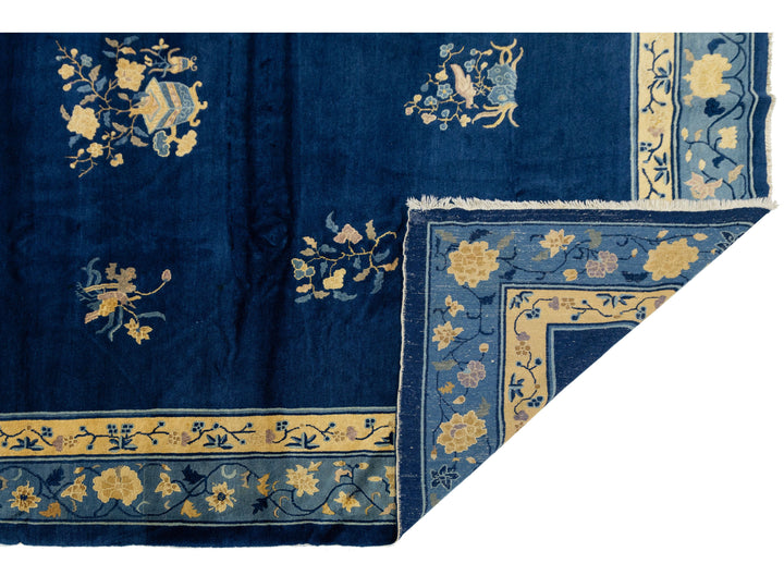Antique Art Deco Chinese Rug 9 X 12