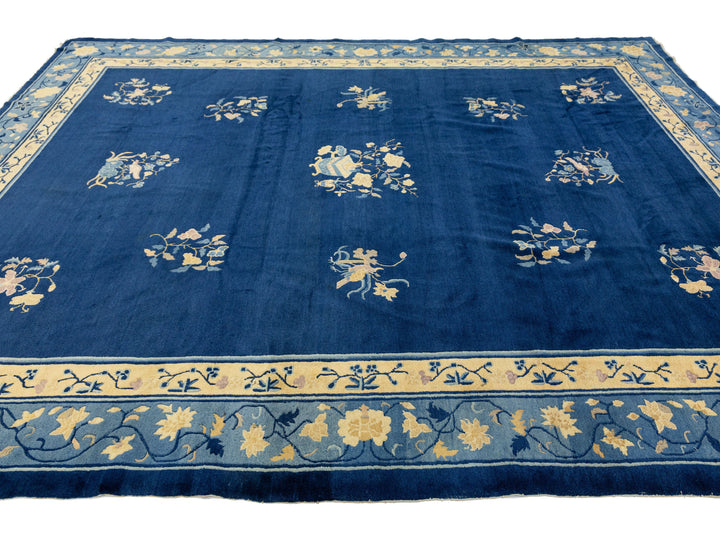 Antique Art Deco Chinese Rug 9 X 12