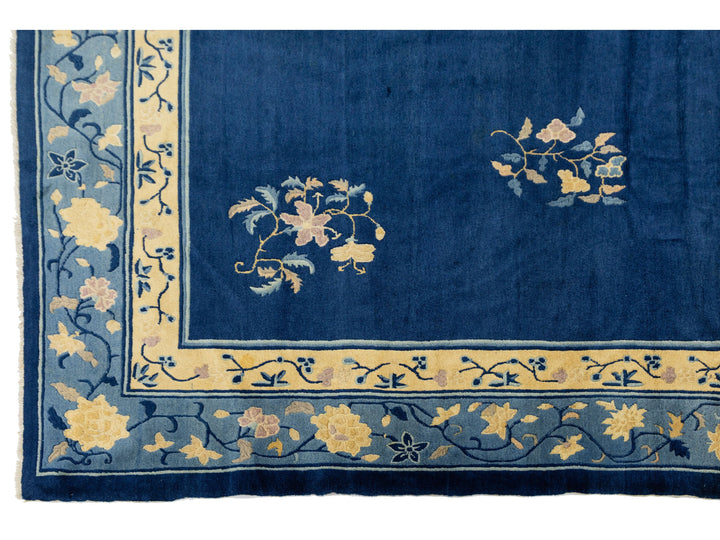 Antique Art Deco Chinese Rug 9 X 12