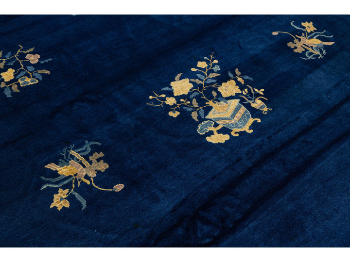 Antique Art Deco Chinese Rug 9 X 12