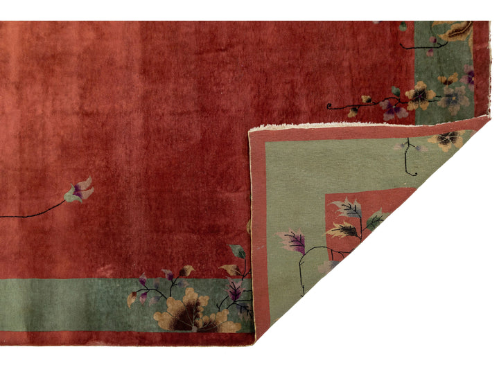 Antique Art Deco Chinese Rug 9 X 11