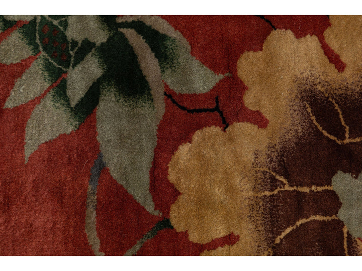 Antique Art Deco Chinese Rug 9 X 11