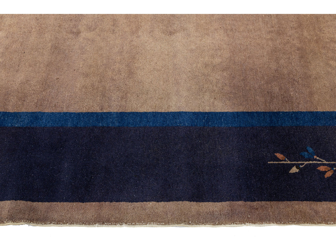 Antique Art Deco Chinese Rug 8 X 10