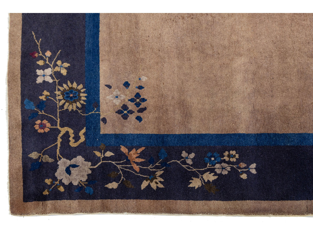 Antique Art Deco Chinese Rug 8 X 10