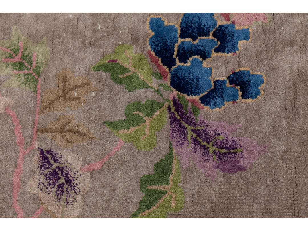 Antique Art Deco Chinese Rug 9 X 12