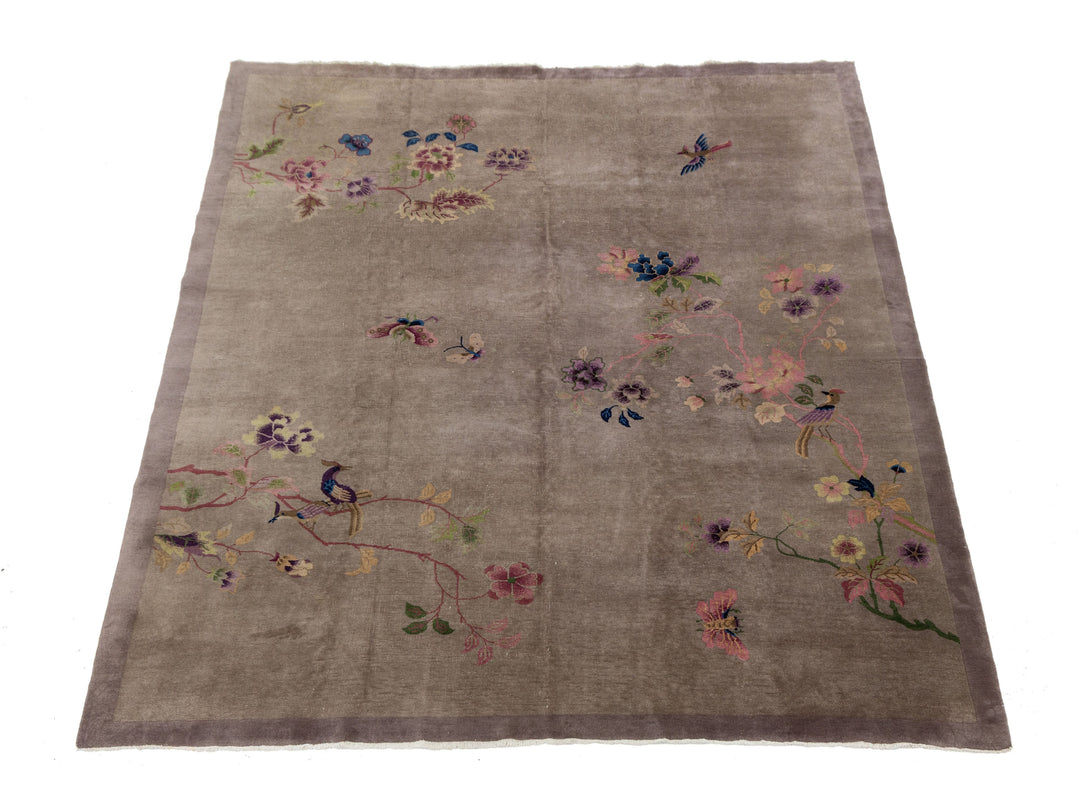 Antique Art Deco Chinese Rug 9 X 12