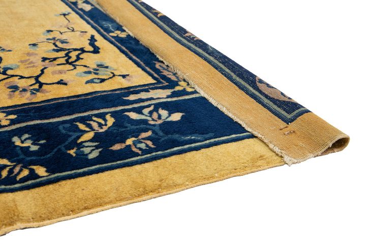 Antique Peking Chinese Wool Rug 9 X 11
