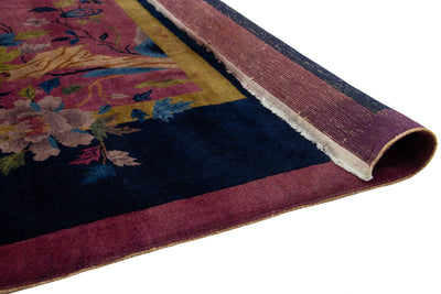 Antique Art Deco Chinese Rug 9 X 12