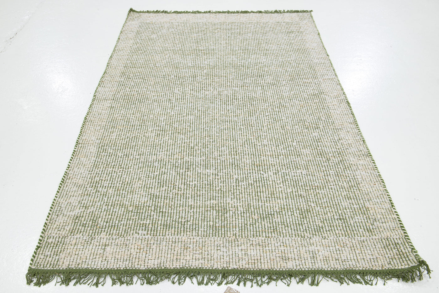 Modern Felted Wool Rug 5 X 8