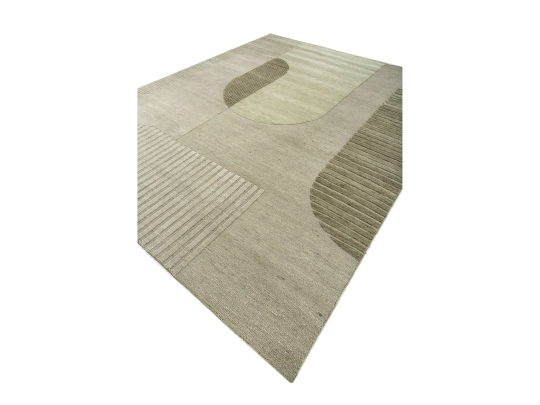Modern Wool Rug 8 X 10 -Made to order-