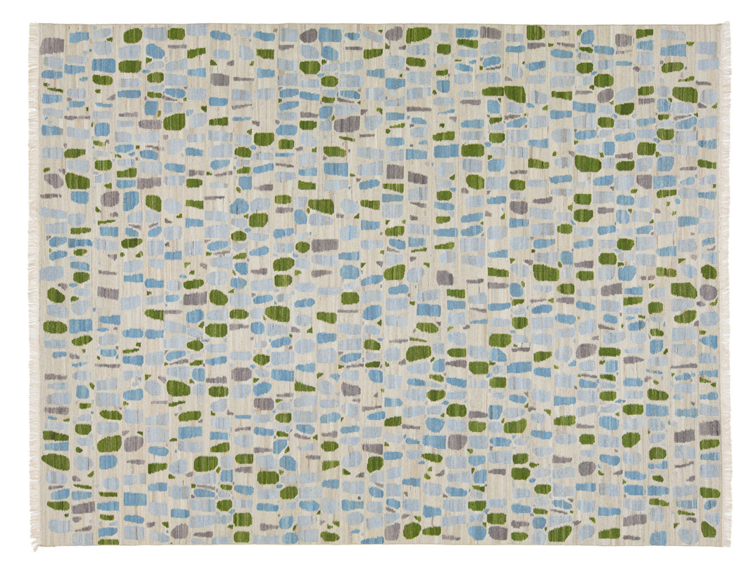 Modern Kilim Wool Rug 10 X 12