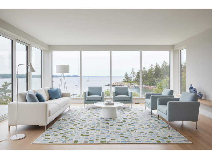 Modern Kilim Wool Rug 10 X 12