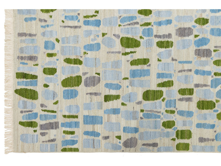Modern Kilim Wool Rug 10 X 12