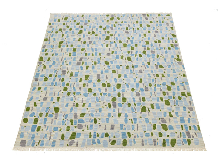 Modern Kilim Wool Rug 10 X 12
