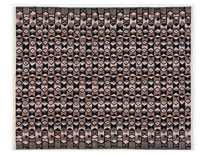 Modern Kilim Wool Rug 10 X 12